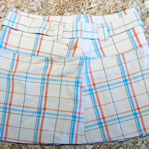 🎉Host Pick🎉Cream Plaid Skirt Size 5 New with Tags - Picture 3 of 7